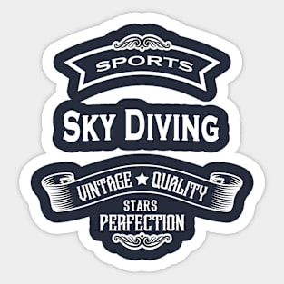 The Sky Diving Sticker